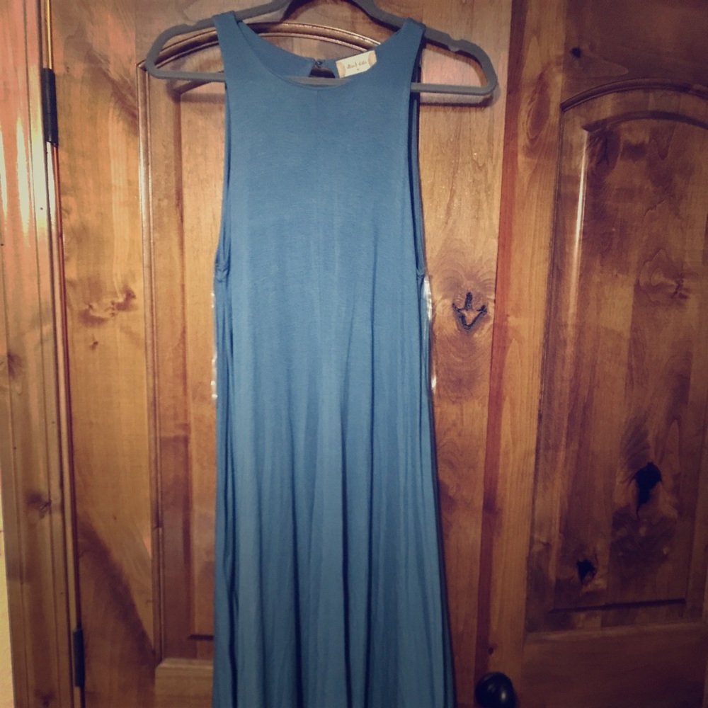 Altar’d state dusty blue dress